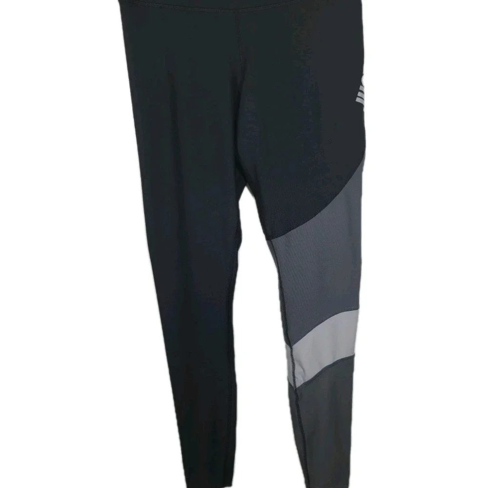 Nike Dri Fit Just Do It Compression Tights Pants Black/Gray Size M
